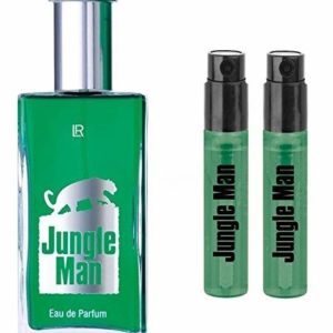 LR Jungle Man Herrenparfüm, 50 ml, mit 2x Vapos Jungle Herrenparfüm für unterwegs